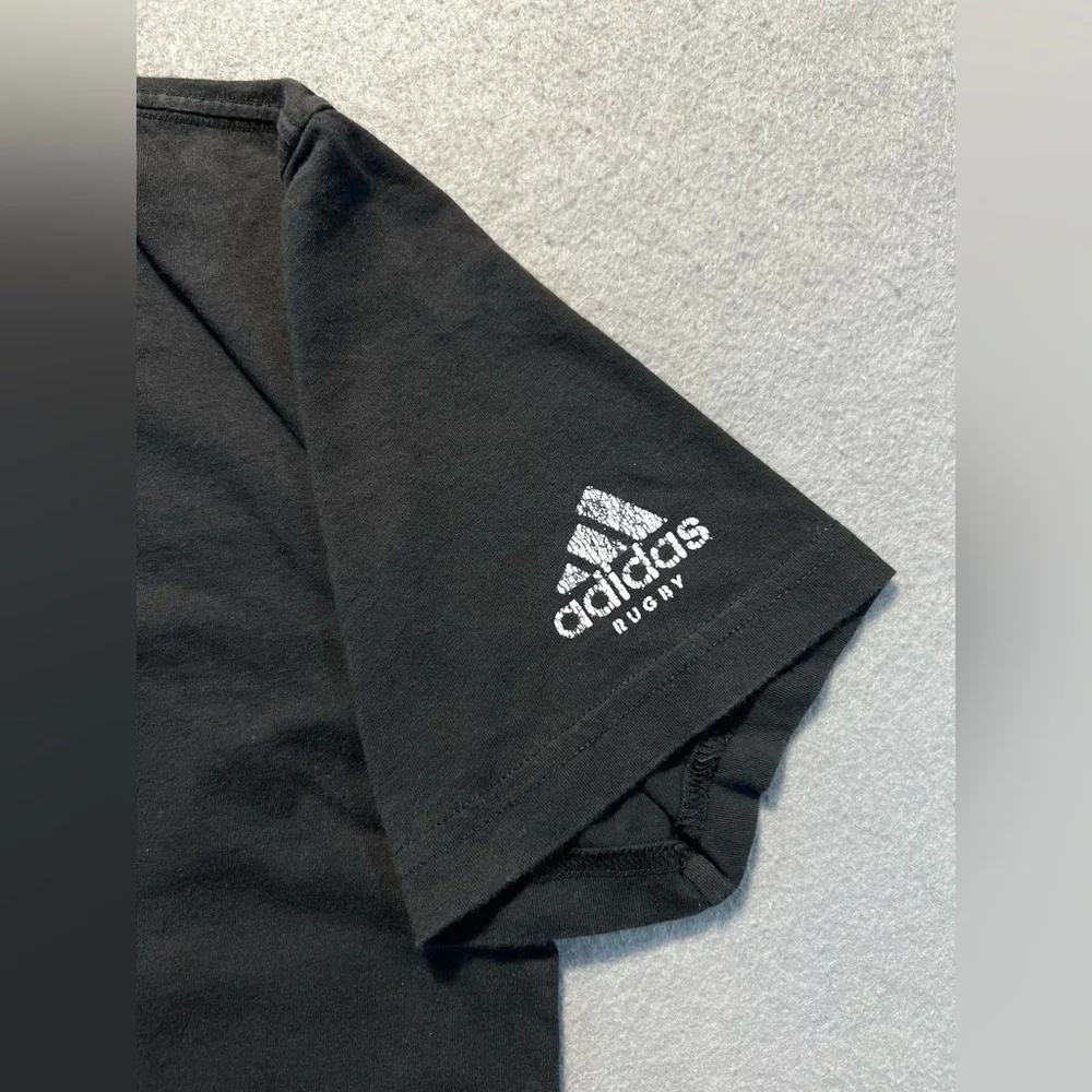 Rare Adidas Japan Rugby Dragon Map Sukajan Style Tee Black Medium